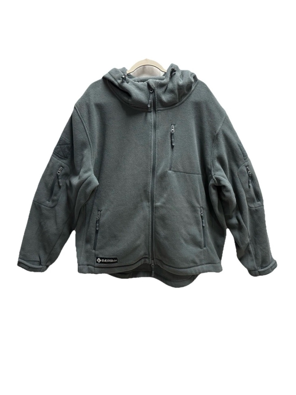 Baerskin Men's Hooded Performance Fleece Jacket in Gray - Picture 2 of 9